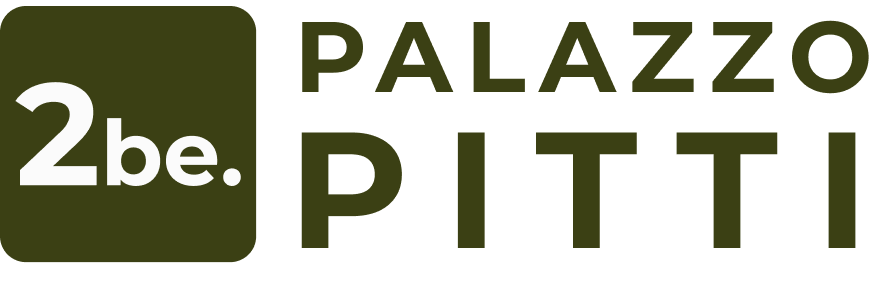 2be Palazzo Pitti logo in dark green